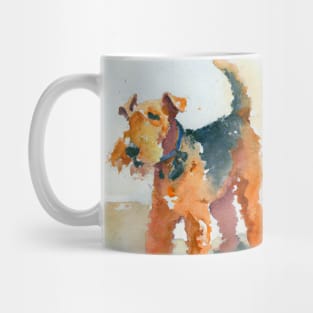 Watercolor Airedale Terrier - Dog Lovers Mug